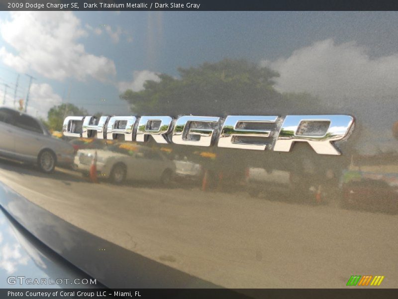 Dark Titanium Metallic / Dark Slate Gray 2009 Dodge Charger SE