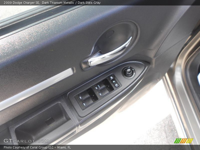 Dark Titanium Metallic / Dark Slate Gray 2009 Dodge Charger SE