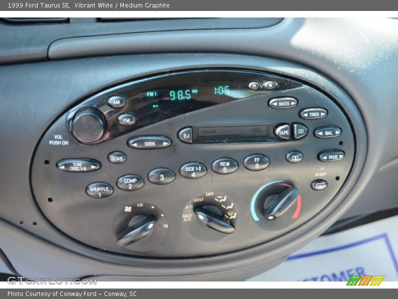 Controls of 1999 Taurus SE