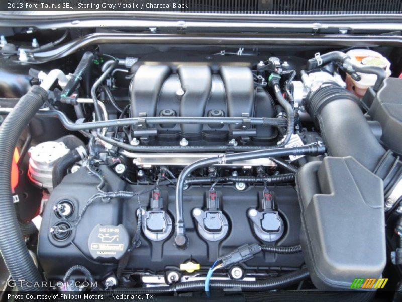 Sterling Gray Metallic / Charcoal Black 2013 Ford Taurus SEL