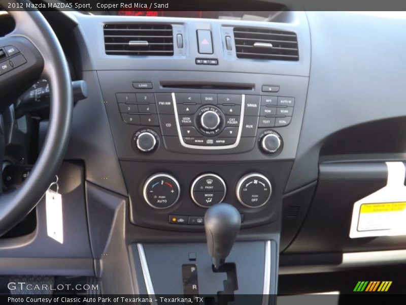 Copper Red Mica / Sand 2012 Mazda MAZDA5 Sport