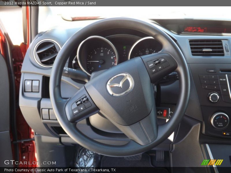 Copper Red Mica / Sand 2012 Mazda MAZDA5 Sport