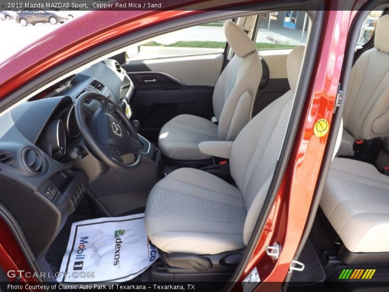 Copper Red Mica / Sand 2012 Mazda MAZDA5 Sport