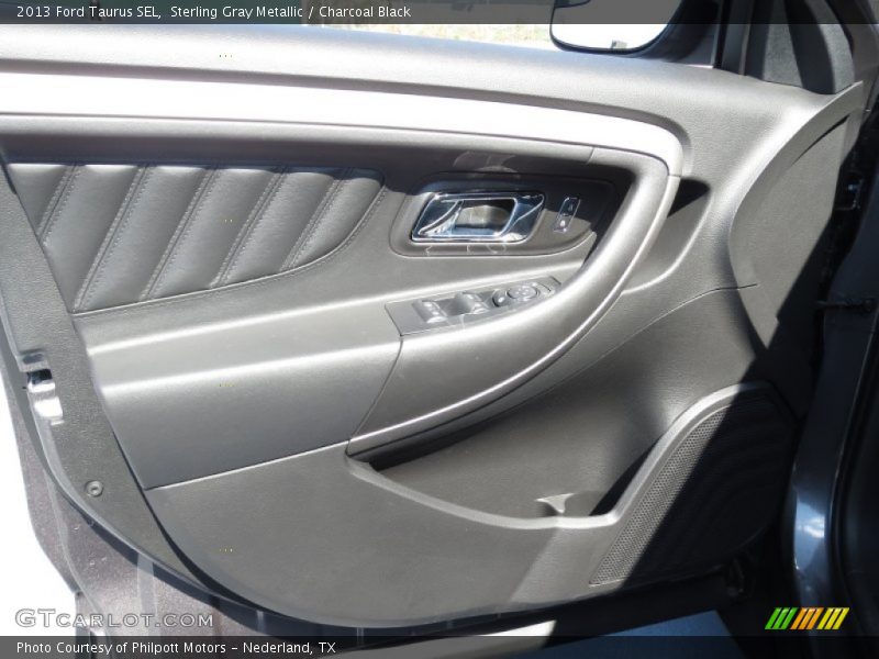 Sterling Gray Metallic / Charcoal Black 2013 Ford Taurus SEL