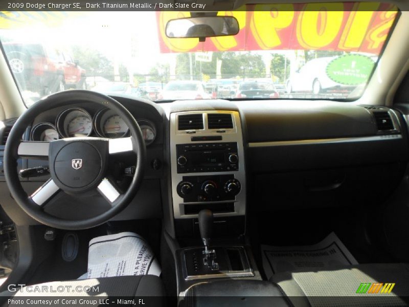 Dark Titanium Metallic / Dark Slate Gray 2009 Dodge Charger SE