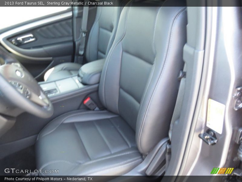 Sterling Gray Metallic / Charcoal Black 2013 Ford Taurus SEL