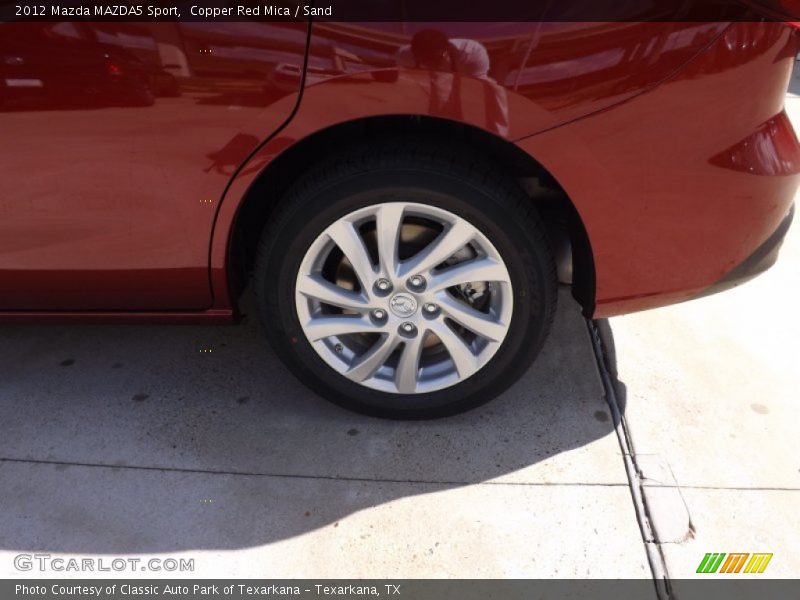 Copper Red Mica / Sand 2012 Mazda MAZDA5 Sport