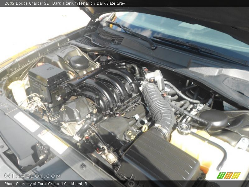 Dark Titanium Metallic / Dark Slate Gray 2009 Dodge Charger SE