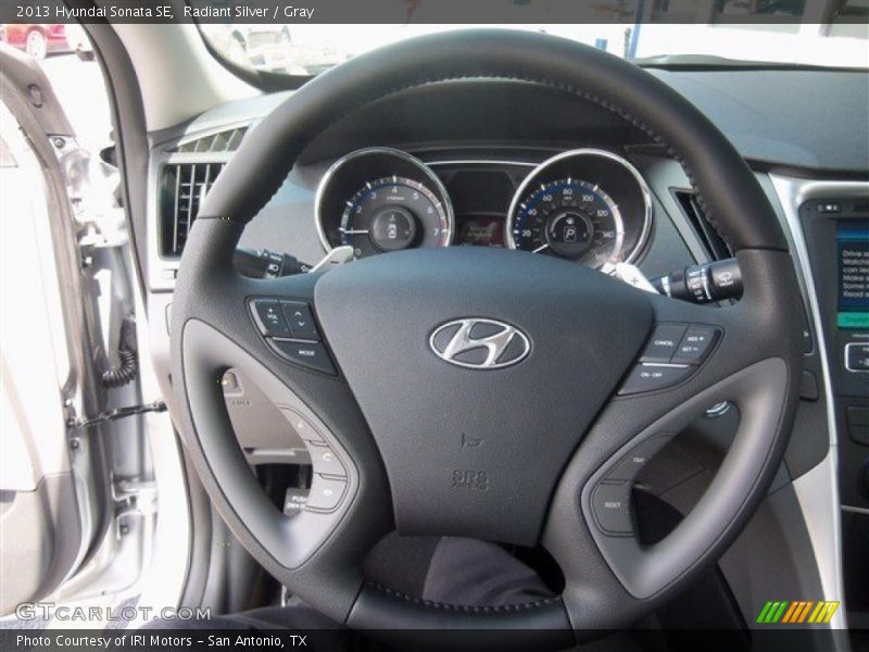 Radiant Silver / Gray 2013 Hyundai Sonata SE