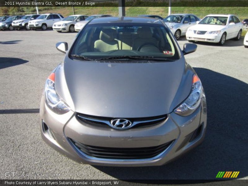 Desert Bronze / Beige 2011 Hyundai Elantra GLS