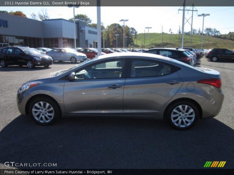 Desert Bronze / Beige 2011 Hyundai Elantra GLS