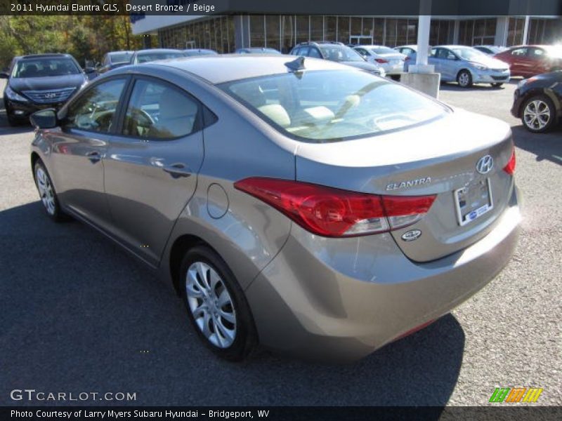 Desert Bronze / Beige 2011 Hyundai Elantra GLS