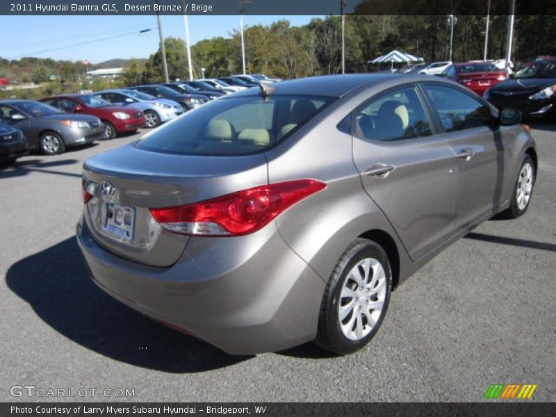 Desert Bronze / Beige 2011 Hyundai Elantra GLS