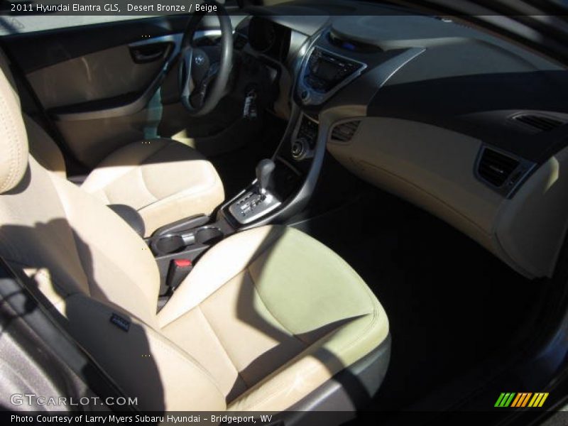 Desert Bronze / Beige 2011 Hyundai Elantra GLS