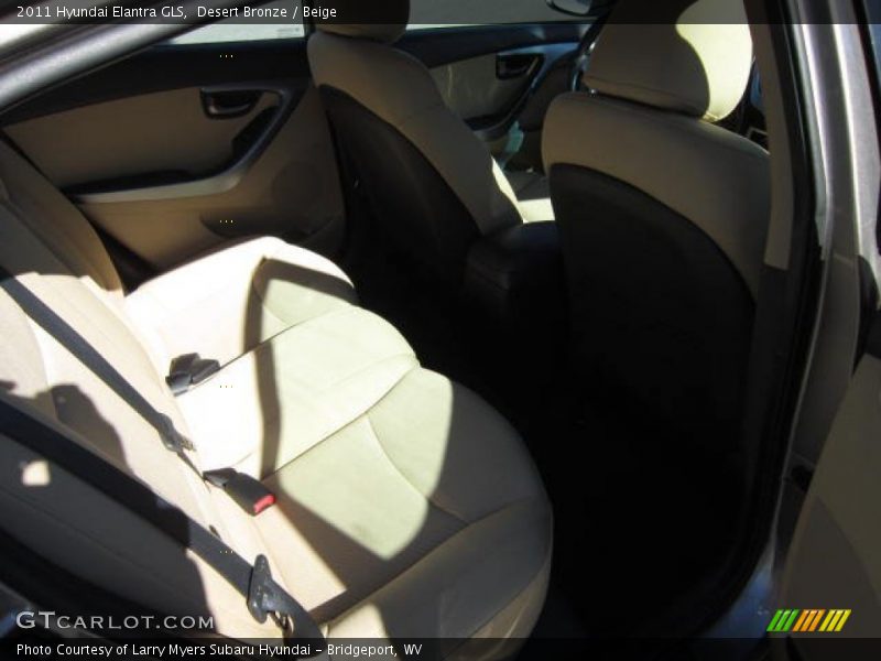 Desert Bronze / Beige 2011 Hyundai Elantra GLS