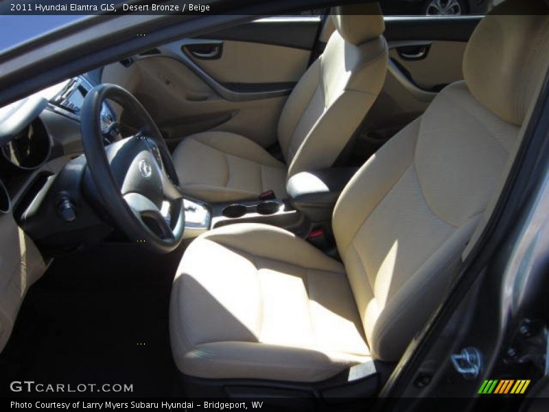 Desert Bronze / Beige 2011 Hyundai Elantra GLS