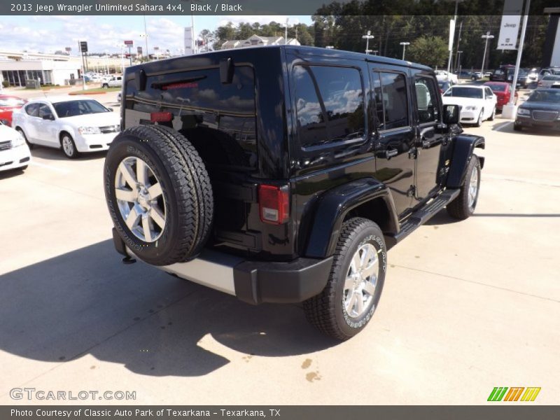 Black / Black 2013 Jeep Wrangler Unlimited Sahara 4x4