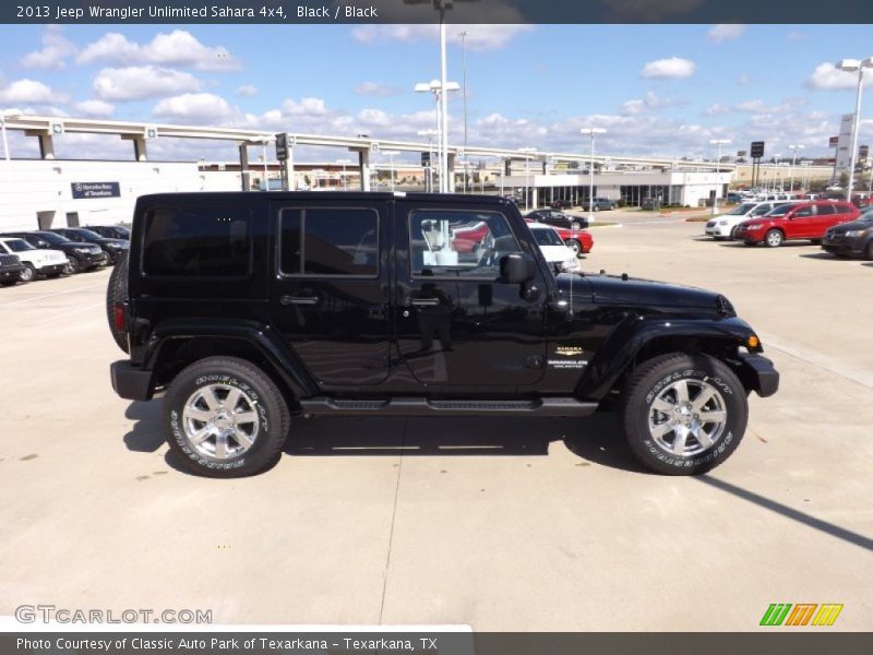 Black / Black 2013 Jeep Wrangler Unlimited Sahara 4x4