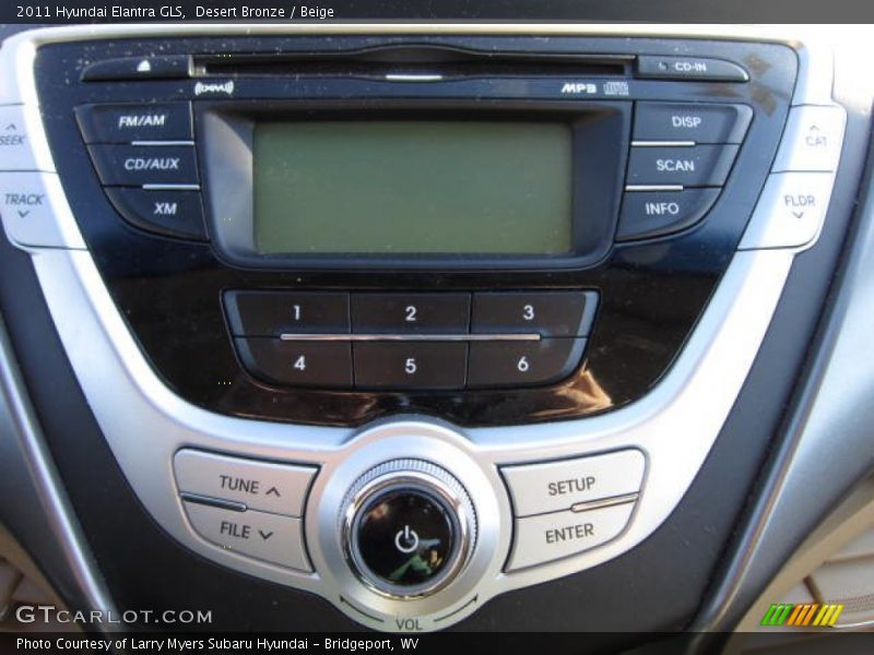 Desert Bronze / Beige 2011 Hyundai Elantra GLS
