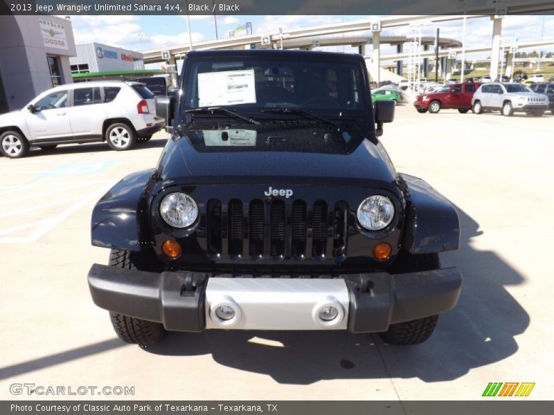 Black / Black 2013 Jeep Wrangler Unlimited Sahara 4x4