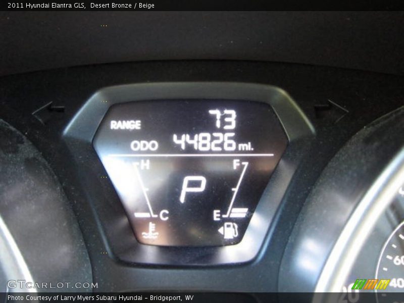 Desert Bronze / Beige 2011 Hyundai Elantra GLS