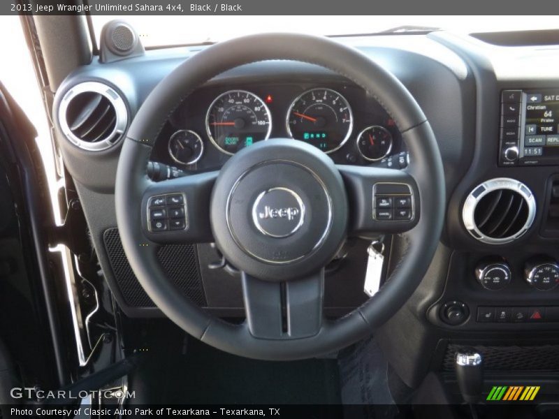 Black / Black 2013 Jeep Wrangler Unlimited Sahara 4x4
