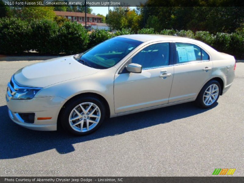 Smokestone Metallic / Medium Light Stone 2010 Ford Fusion SEL