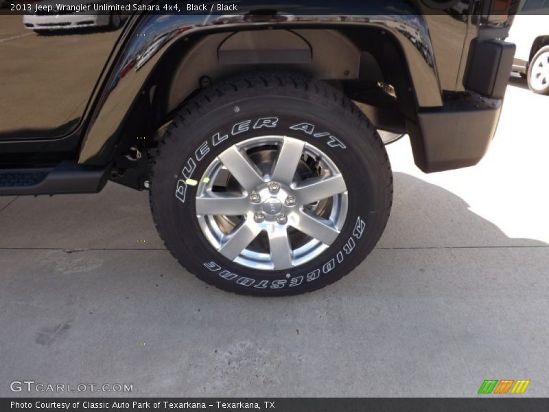 Black / Black 2013 Jeep Wrangler Unlimited Sahara 4x4