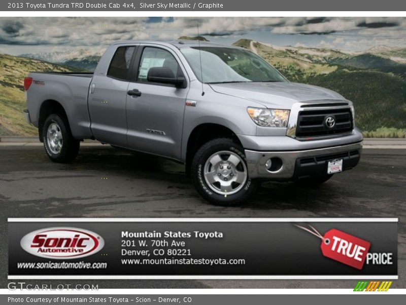 Silver Sky Metallic / Graphite 2013 Toyota Tundra TRD Double Cab 4x4