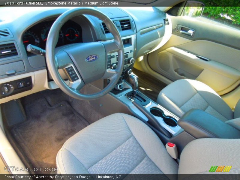 Smokestone Metallic / Medium Light Stone 2010 Ford Fusion SEL