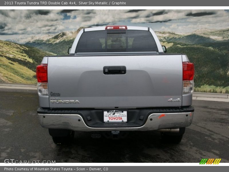 Silver Sky Metallic / Graphite 2013 Toyota Tundra TRD Double Cab 4x4