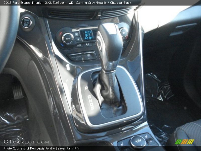 Sterling Gray Metallic / Charcoal Black 2013 Ford Escape Titanium 2.0L EcoBoost 4WD