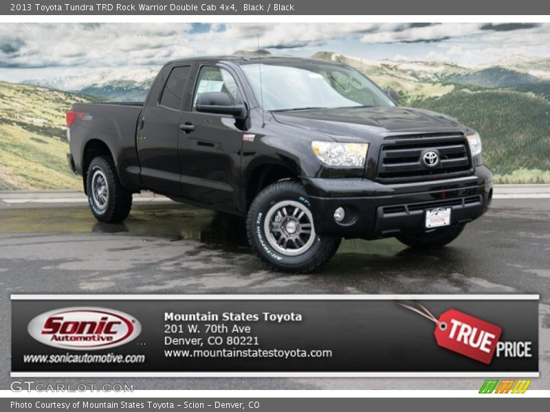 Black / Black 2013 Toyota Tundra TRD Rock Warrior Double Cab 4x4