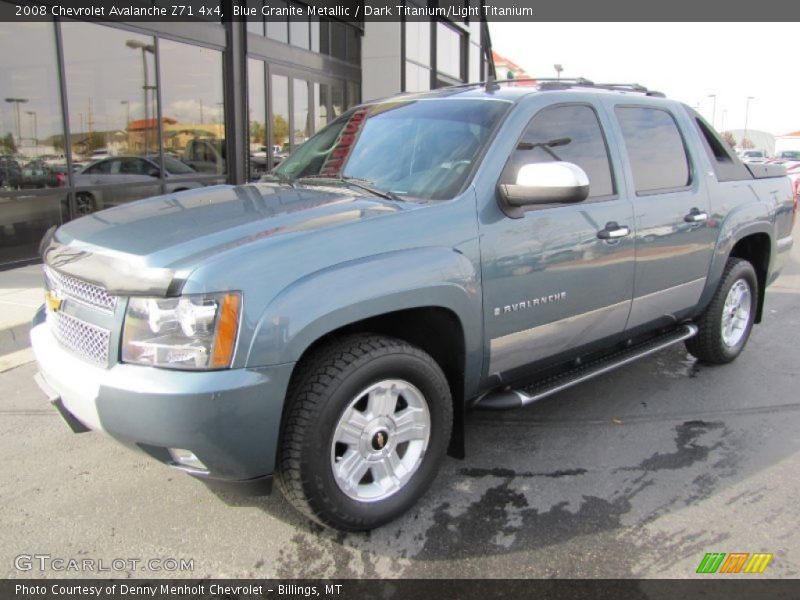 Blue Granite Metallic / Dark Titanium/Light Titanium 2008 Chevrolet Avalanche Z71 4x4