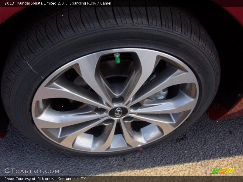 Sparkling Ruby / Camel 2013 Hyundai Sonata Limited 2.0T