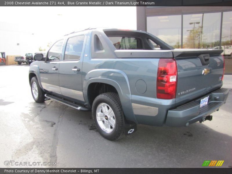 Blue Granite Metallic / Dark Titanium/Light Titanium 2008 Chevrolet Avalanche Z71 4x4