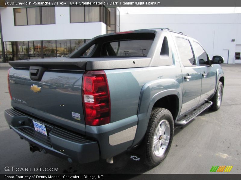 Blue Granite Metallic / Dark Titanium/Light Titanium 2008 Chevrolet Avalanche Z71 4x4