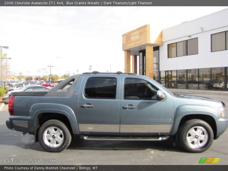 Blue Granite Metallic / Dark Titanium/Light Titanium 2008 Chevrolet Avalanche Z71 4x4