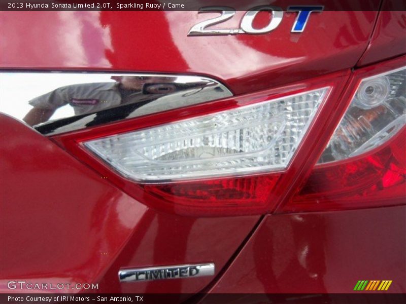 Sparkling Ruby / Camel 2013 Hyundai Sonata Limited 2.0T