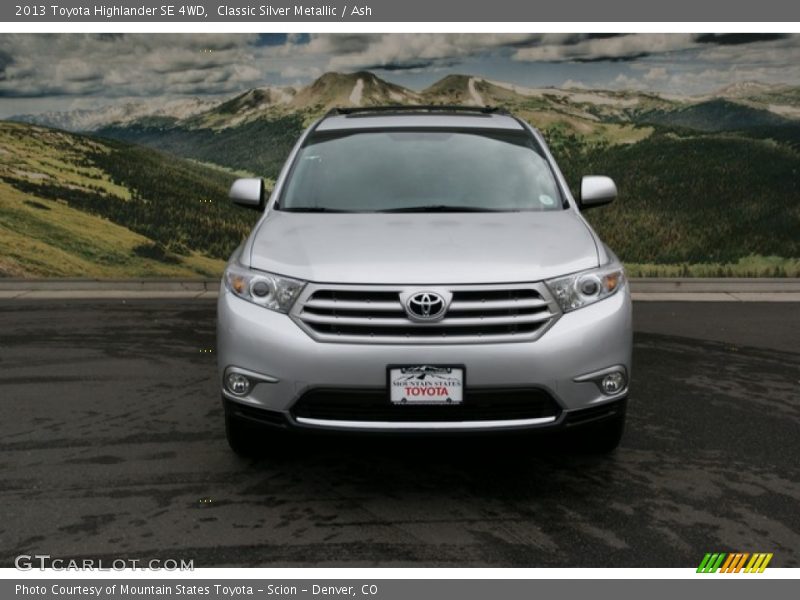 Classic Silver Metallic / Ash 2013 Toyota Highlander SE 4WD