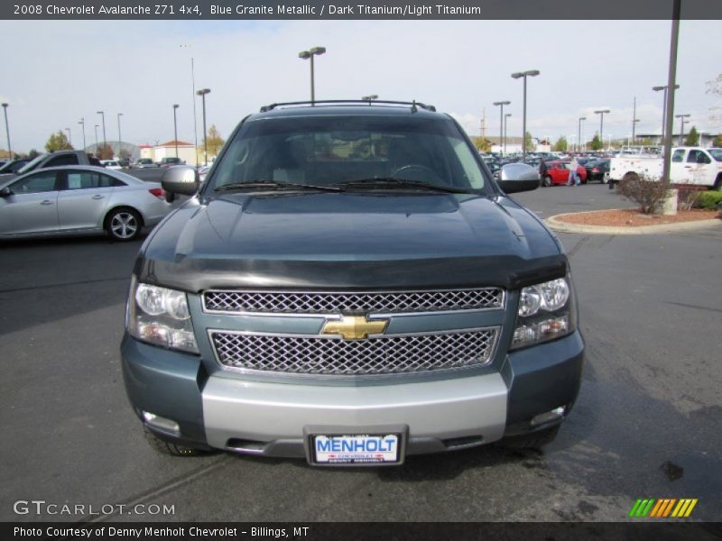 Blue Granite Metallic / Dark Titanium/Light Titanium 2008 Chevrolet Avalanche Z71 4x4