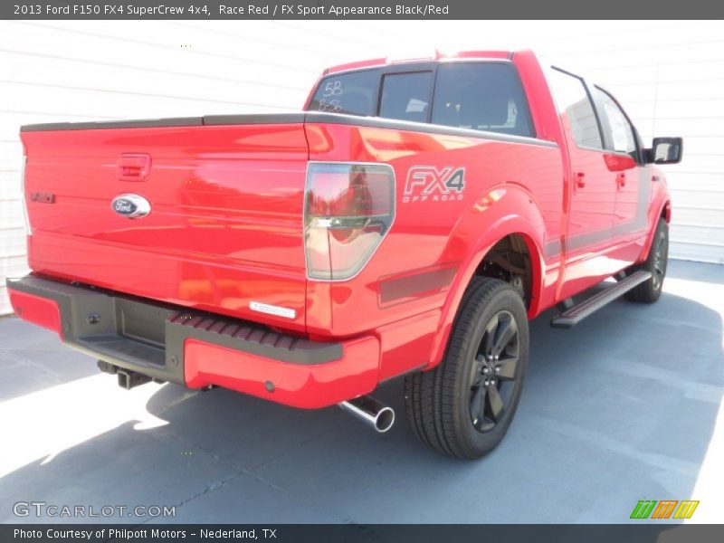 Race Red / FX Sport Appearance Black/Red 2013 Ford F150 FX4 SuperCrew 4x4