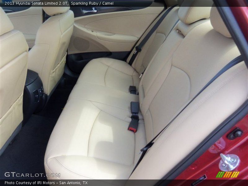 Sparkling Ruby / Camel 2013 Hyundai Sonata Limited 2.0T