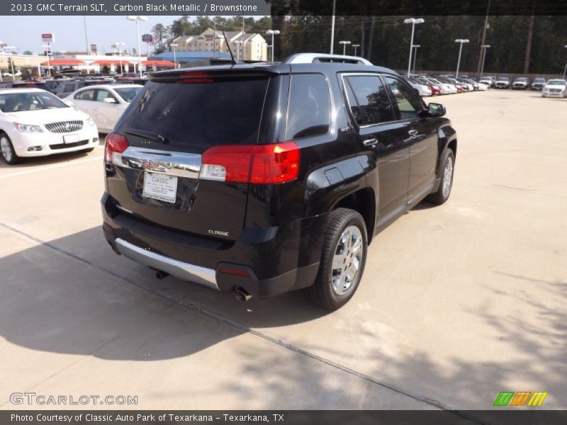 Carbon Black Metallic / Brownstone 2013 GMC Terrain SLT