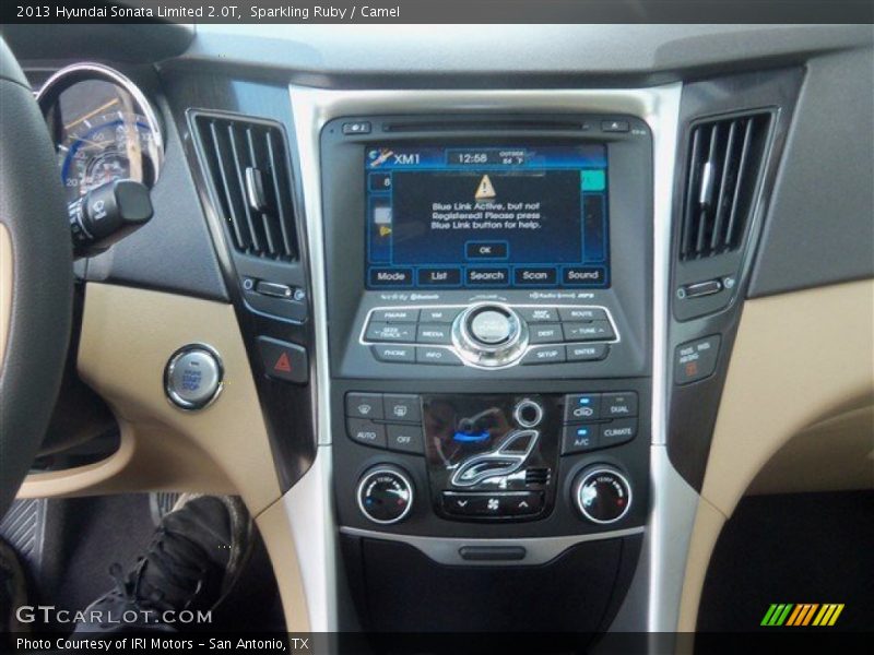 Sparkling Ruby / Camel 2013 Hyundai Sonata Limited 2.0T