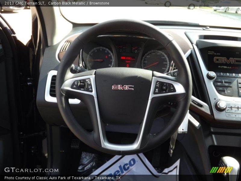 Carbon Black Metallic / Brownstone 2013 GMC Terrain SLT