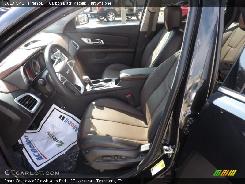 Carbon Black Metallic / Brownstone 2013 GMC Terrain SLT