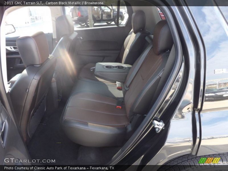 Carbon Black Metallic / Brownstone 2013 GMC Terrain SLT