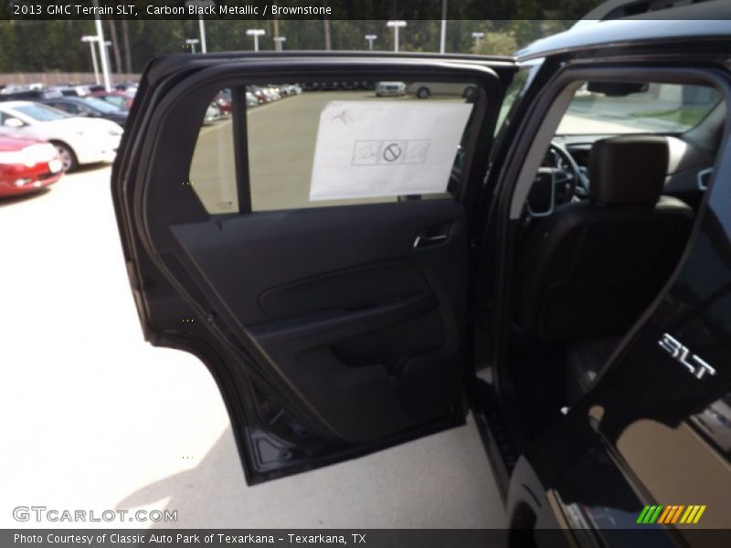 Carbon Black Metallic / Brownstone 2013 GMC Terrain SLT