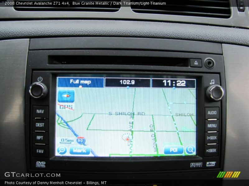 Blue Granite Metallic / Dark Titanium/Light Titanium 2008 Chevrolet Avalanche Z71 4x4